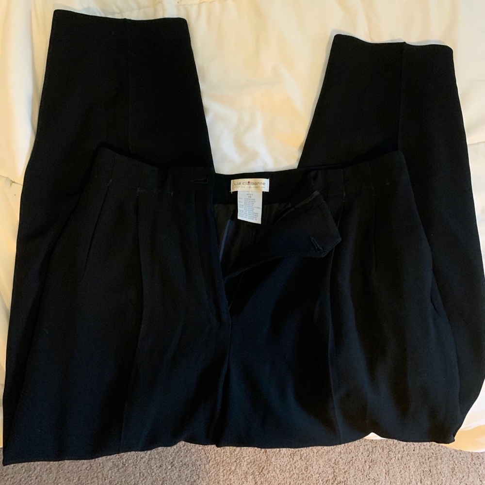 Gently worn Liz Claiborne black dress pants